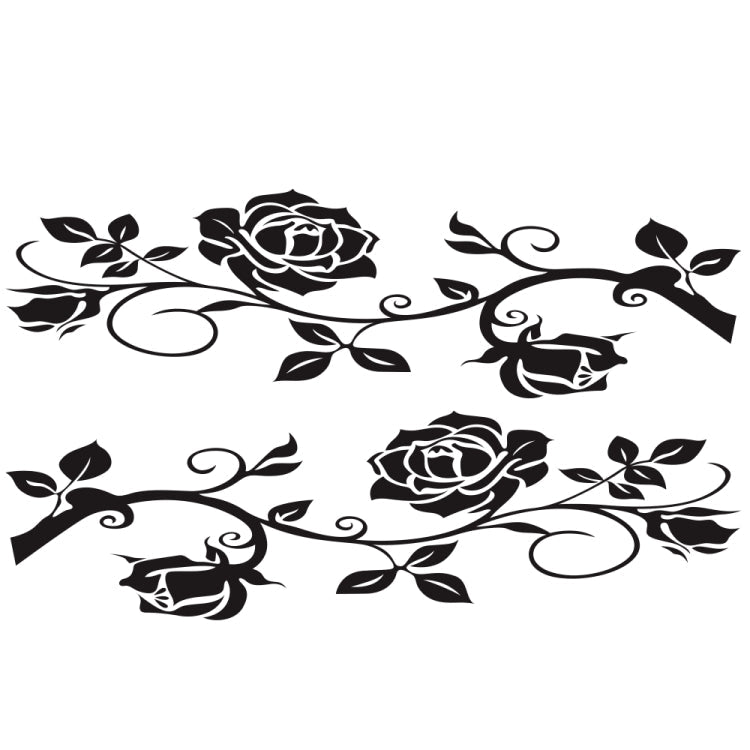 2 PCS/Set D-545 Rose Pattern Car Modified Decorative Sticker-Reluova