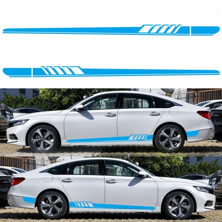 2 PCS/Set D-608 Stripe Pattern Car Modified Decorative Sticker-Reluova