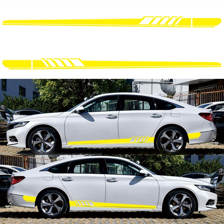 2 PCS/Set D-608 Stripe Pattern Car Modified Decorative Sticker-Reluova