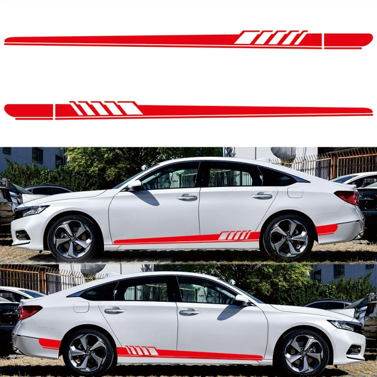 2 PCS/Set D-608 Stripe Pattern Car Modified Decorative Sticker-Reluova