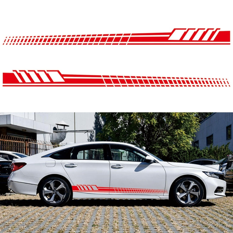 2 PCS/Set D-707 Striped Totem Pattern Car Modified Decorative Sticker-Reluova