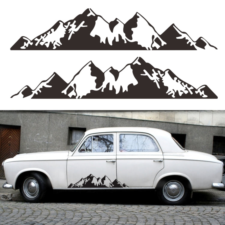 2 PCS/Set D-750 Mountain Pattern Car Modified Decorative Sticker-Reluova