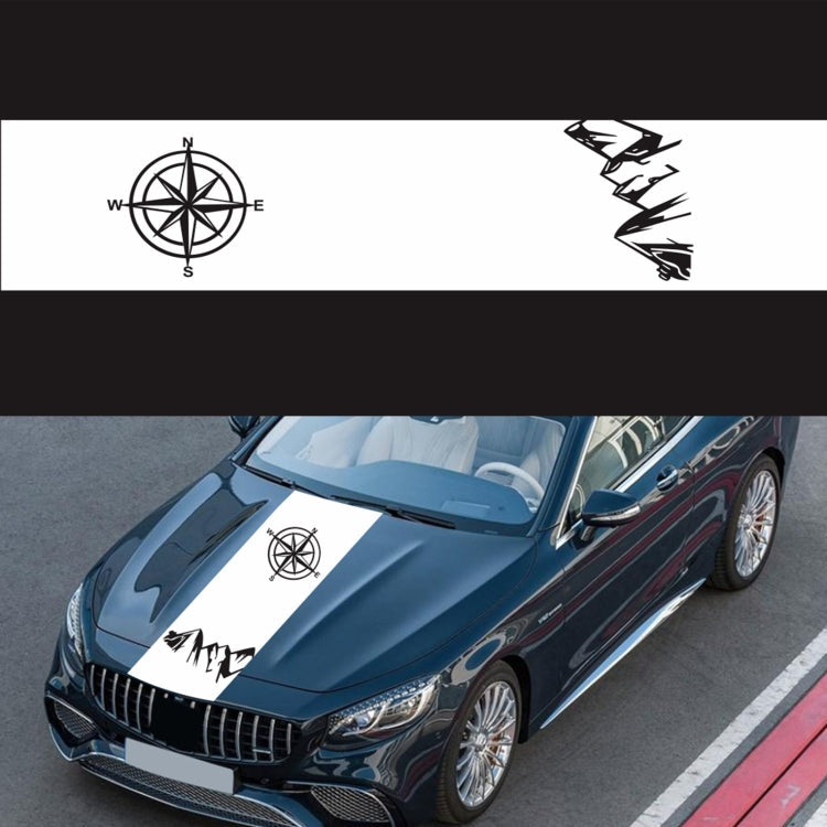 D-864 Compass Pattern Car Modified Decorative Sticker ÎҵÄÉ̵ê