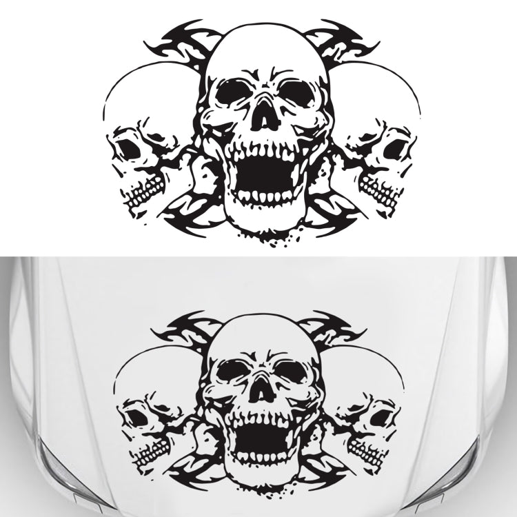 D-923 Three Skulls Pattern Car Modified Decorative Sticker ÎҵÄÉ̵ê