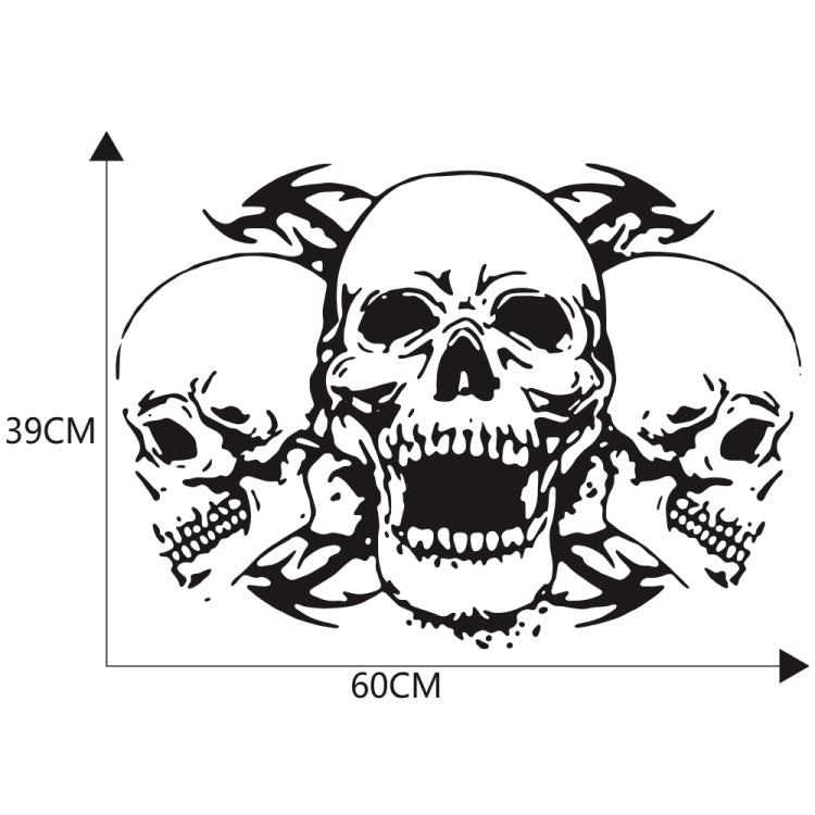 D-923 Three Skulls Pattern Car Modified Decorative Sticker ÎҵÄÉ̵ê