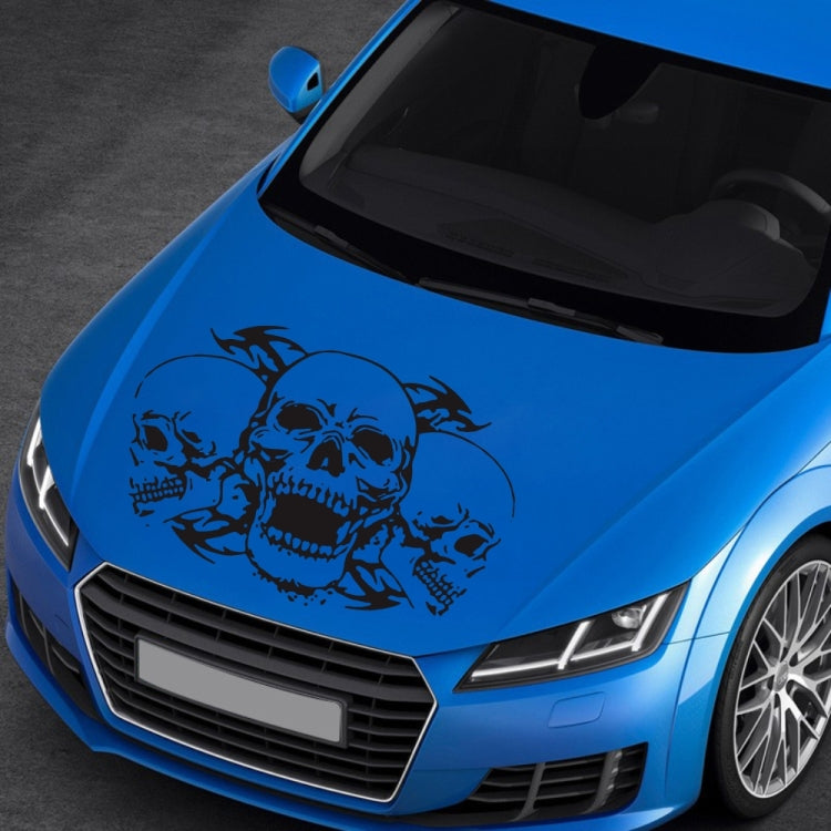 D-923 Three Skulls Pattern Car Modified Decorative Sticker ÎҵÄÉ̵ê