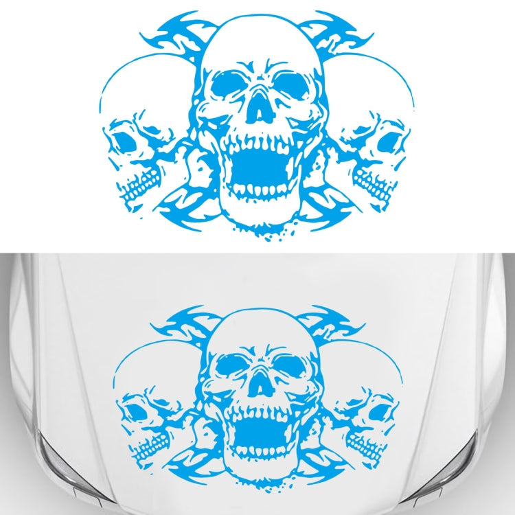 D-923 Three Skulls Pattern Car Modified Decorative Sticker ÎҵÄÉ̵ê