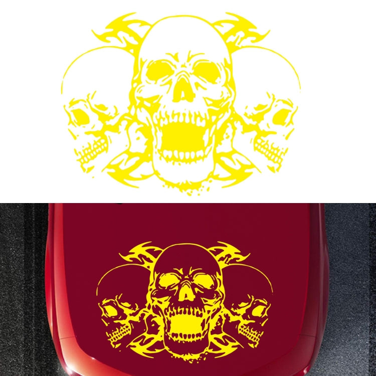 D-923 Three Skulls Pattern Car Modified Decorative Sticker ÎҵÄÉ̵ê