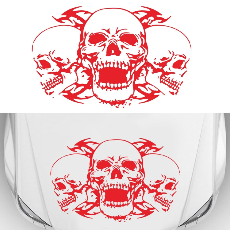 D-923 Three Skulls Pattern Car Modified Decorative Sticker ÎҵÄÉ̵ê