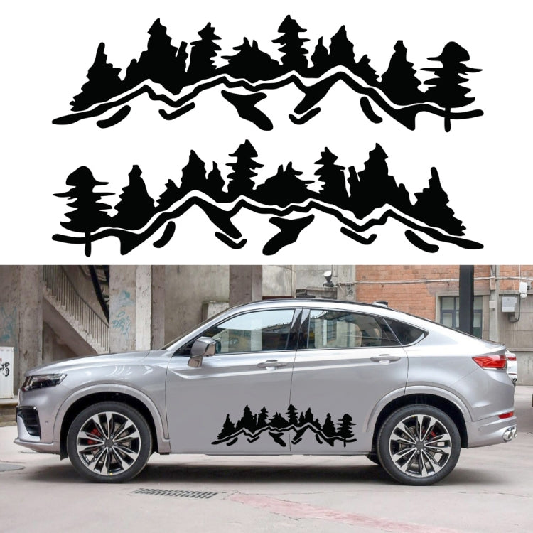 2 PCS/Set D-924 Mountain Woods Pattern Car Modified Decorative Sticker-Reluova