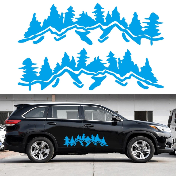 2 PCS/Set D-924 Mountain Woods Pattern Car Modified Decorative Sticker-Reluova