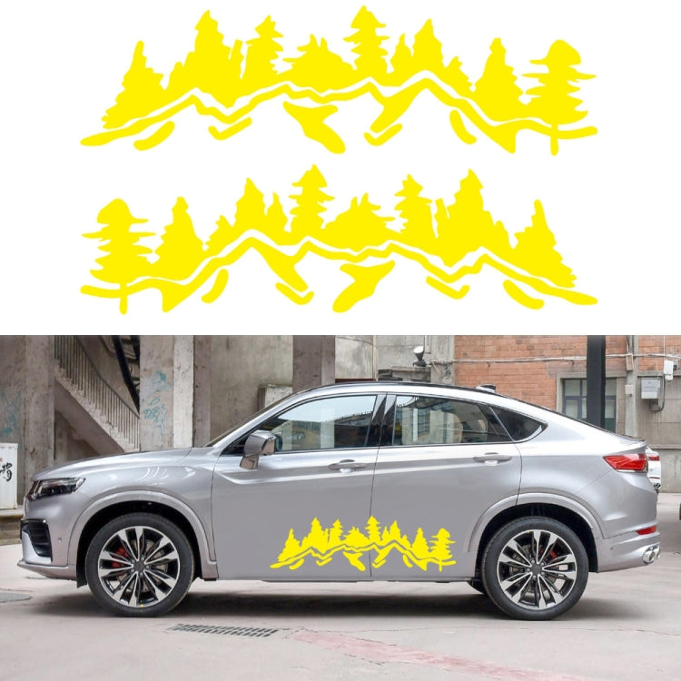 2 PCS/Set D-924 Mountain Woods Pattern Car Modified Decorative Sticker-Reluova