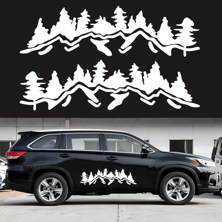 2 PCS/Set D-924 Mountain Woods Pattern Car Modified Decorative Sticker-Reluova