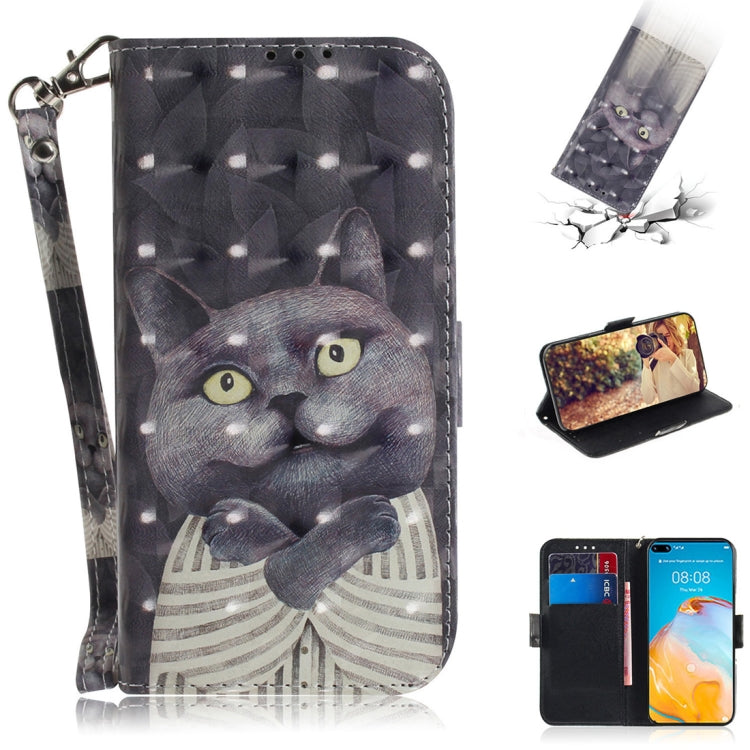 3D Painting Horizontal Flip Leather Case with Holder & Card Slot & Wallet & Lanyard, Series 1