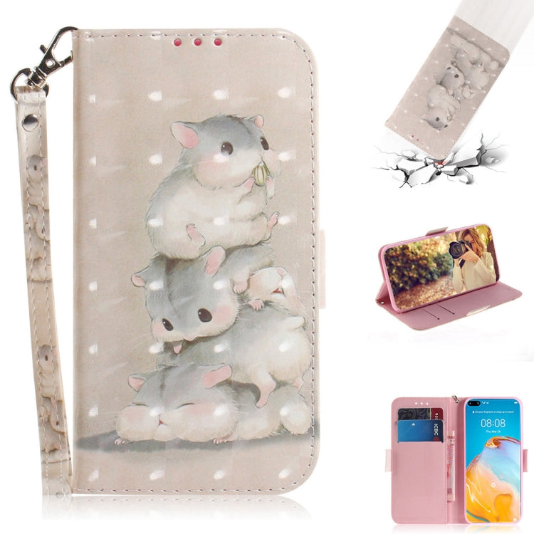 3D Painting Horizontal Flip Leather Case with Holder & Card Slot & Wallet & Lanyard, Series 1