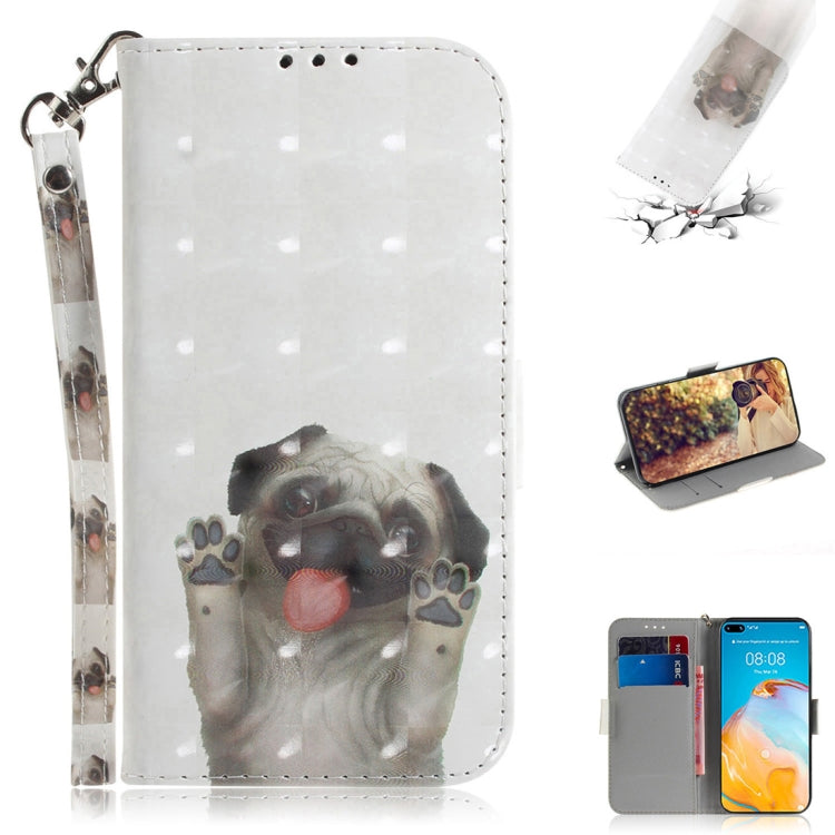 3D Painting Horizontal Flip Leather Case with Holder & Card Slot & Wallet & Lanyard, Series 1