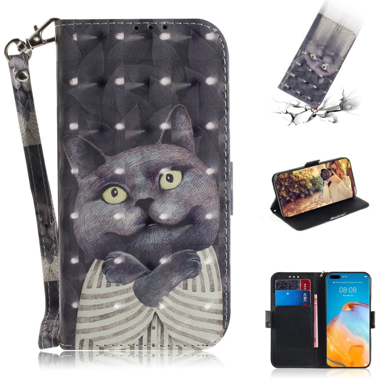 3D Painting Horizontal Flip Leather Case with Holder & Card Slot & Wallet & Lanyard, Series 1