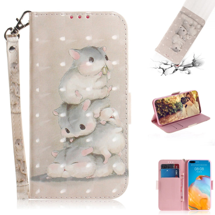 3D Painting Horizontal Flip Leather Case with Holder & Card Slot & Wallet & Lanyard, Series 1