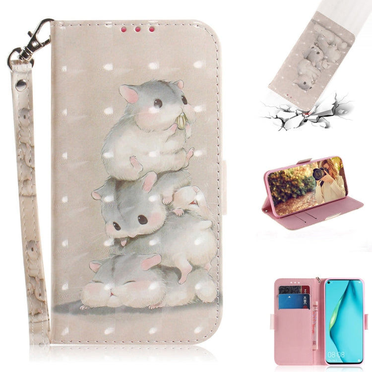 3D Painting Horizontal Flip Leather Case with Holder & Card Slot & Wallet & Lanyard, Series 3