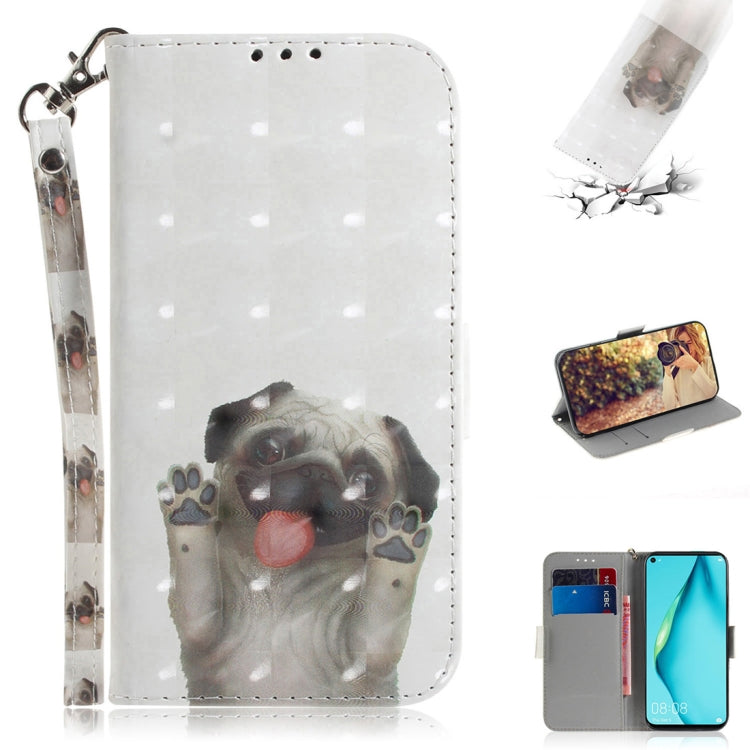 3D Painting Horizontal Flip Leather Case with Holder & Card Slot & Wallet & Lanyard, Series 3