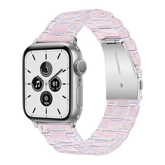 Three-Bead Translucent Watch Band For Apple Watch Series