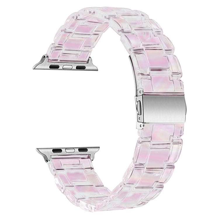 Three-Bead Translucent Watch Band For Apple Watch Series