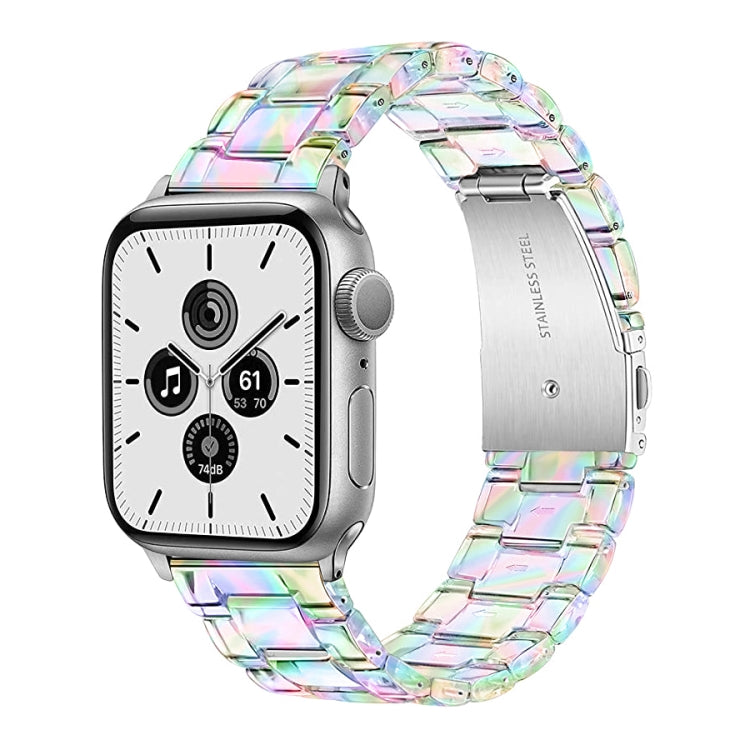 Three-Bead Translucent Watch Band For Apple Watch Series