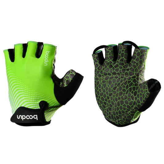 BOODUN 1096 Non-slip Wear-resistant Breathable Fitness Sports Silicone Gloves