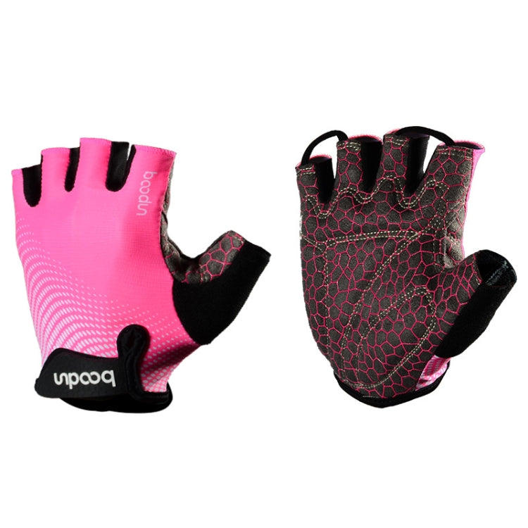 BOODUN 1096 Non-slip Wear-resistant Breathable Fitness Sports Silicone Gloves Reluova