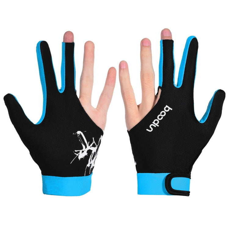 BOODUN M050912 Thin Breathable Men and Women Billiards Three Finger Single Gloves