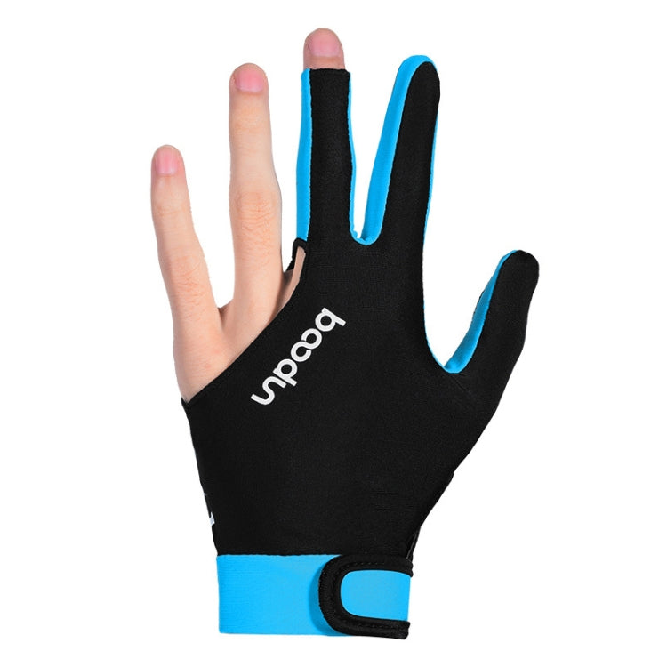 BOODUN M050912 Thin Breathable Men and Women Billiards Three Finger Single Gloves