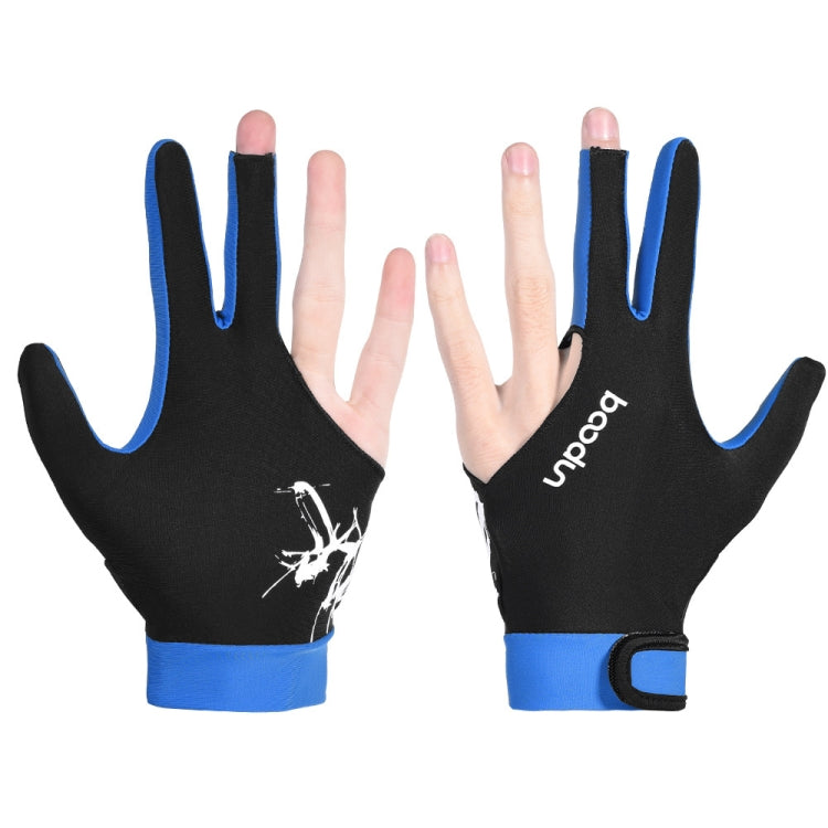 BOODUN M050912 Thin Breathable Men and Women Billiards Three Finger Single Gloves Reluova