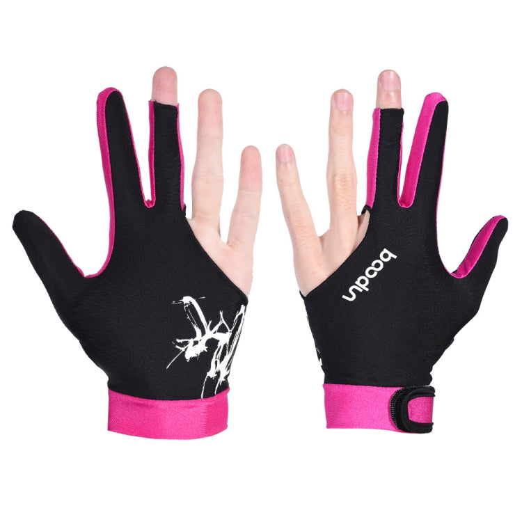 BOODUN M050912 Thin Breathable Men and Women Billiards Three Finger Single Gloves Reluova