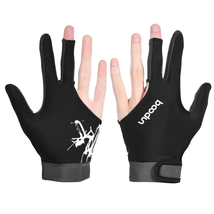 BOODUN M050912 Thin Breathable Men and Women Billiards Three Finger Single Gloves