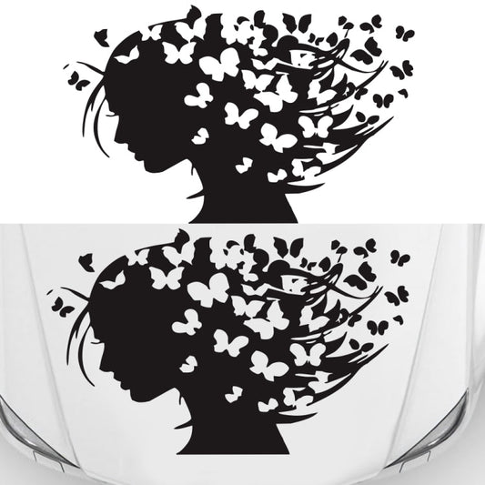 D-956 Butterfly Girl Pattern Car Modified Decorative Sticker ÎҵÄÉ̵ê