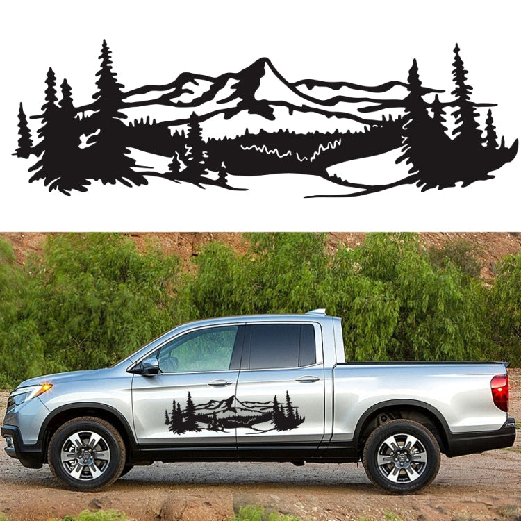 2 PCS/Set D-957 Mountains Pattern Car Modified Decorative Sticker-Reluova