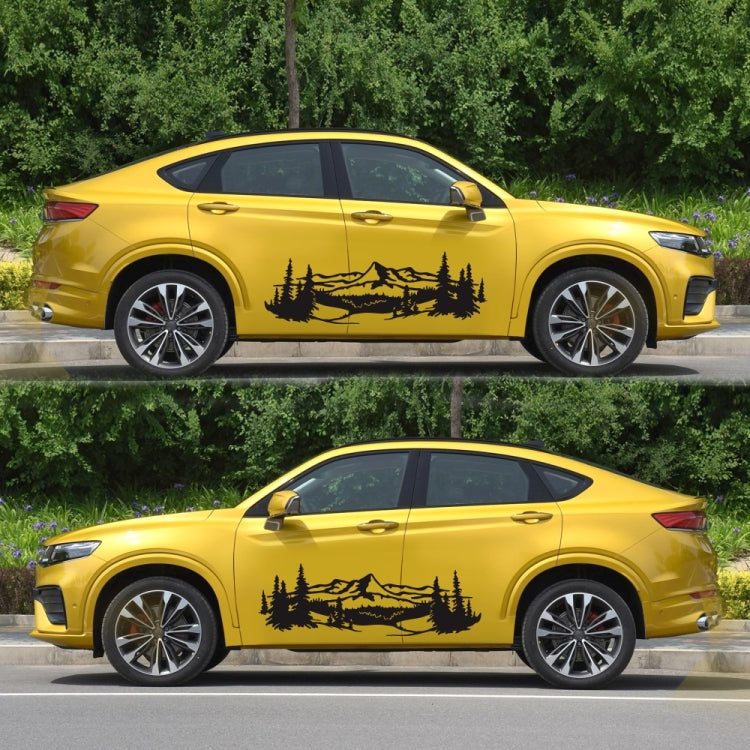 2 PCS/Set D-957 Mountains Pattern Car Modified Decorative Sticker-Reluova