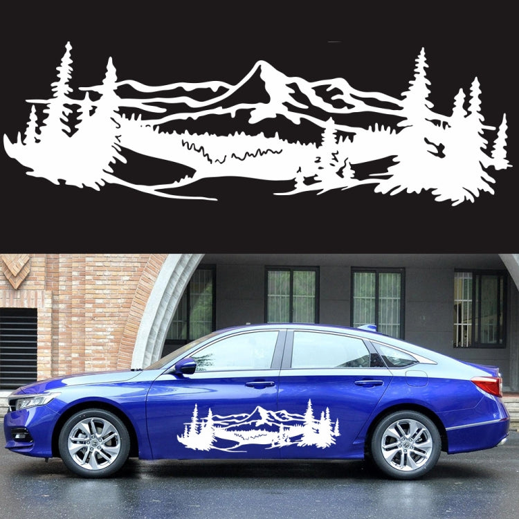 2 PCS/Set D-957 Mountains Pattern Car Modified Decorative Sticker-Reluova