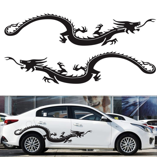 2 PCS/Set D-965 Dragon Pattern Car Modified Decorative Sticker-Reluova