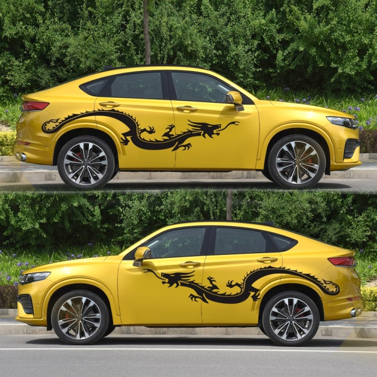 2 PCS/Set D-965 Dragon Pattern Car Modified Decorative Sticker-Reluova