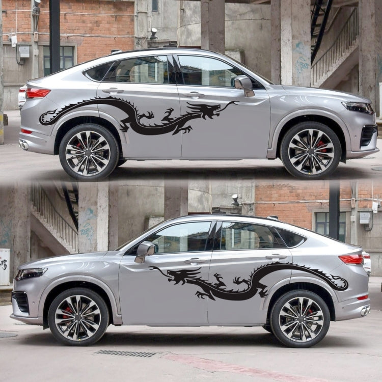 2 PCS/Set D-965 Dragon Pattern Car Modified Decorative Sticker-Reluova