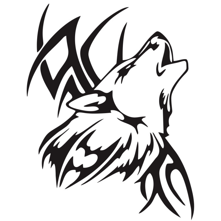 D-967 Wolf Tribe Pattern Car Modified Decorative Sticker ÎҵÄÉ̵ê