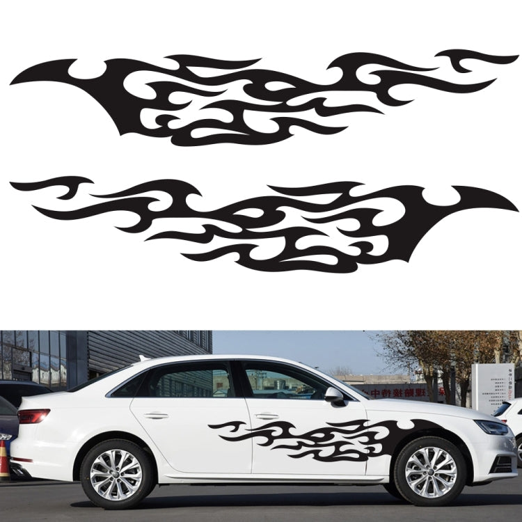 2 PCS/Set D-969 Flame Pattern Car Modified Decorative Sticker-Reluova