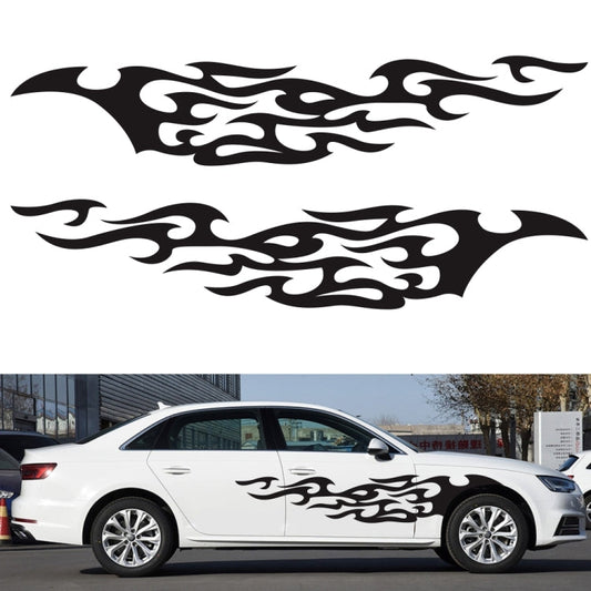 2 PCS/Set D-969 Flame Pattern Car Modified Decorative Sticker-Reluova