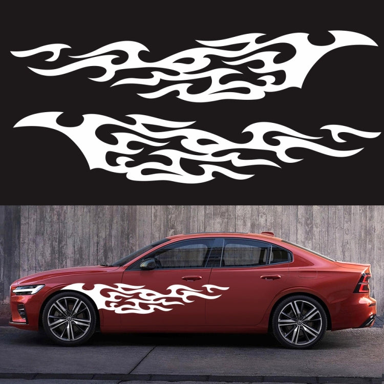 2 PCS/Set D-969 Flame Pattern Car Modified Decorative Sticker-Reluova