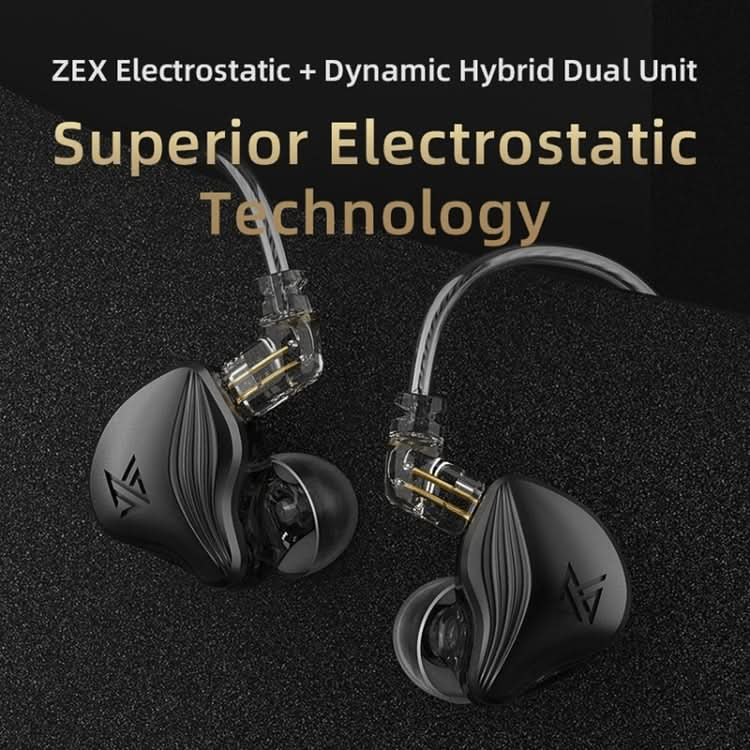 KZ-ZEX Electrostatic Dynamic In-Ear Sports Music Headphones