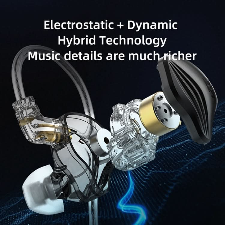 KZ-ZEX Electrostatic Dynamic In-Ear Sports Music Headphones