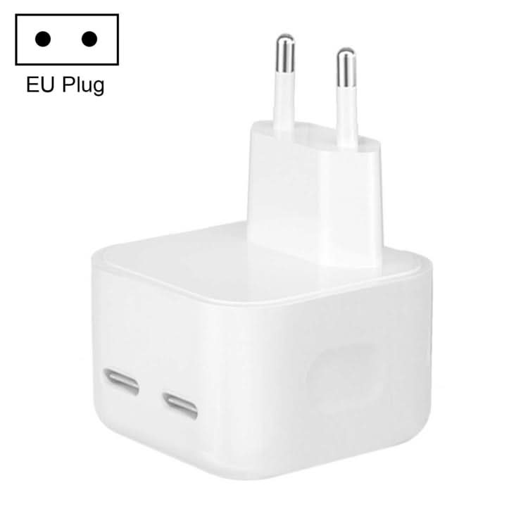 PD 50W Dual USB-C / Type-C Ports Charger