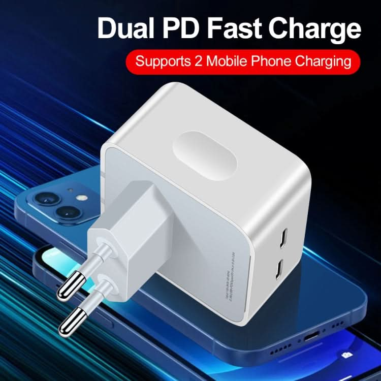 PD 50W Dual USB-C / Type-C Ports Charger