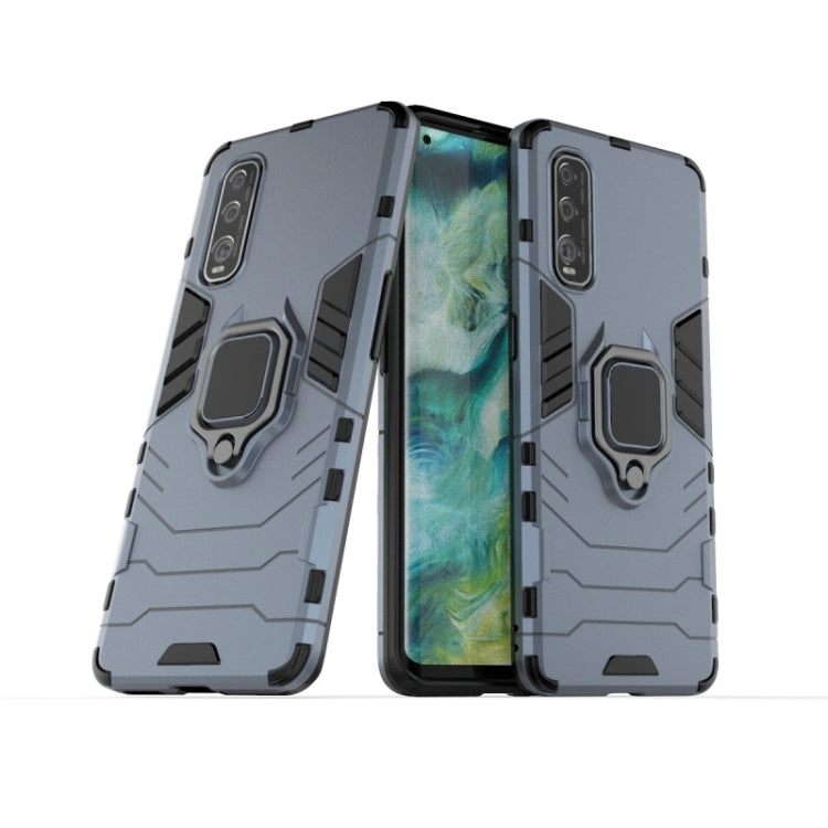 Shockproof PC + TPU Protective Case with Magnetic Ring Holder